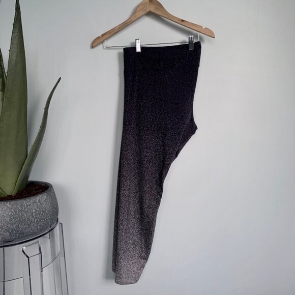 GAP GapFit High Rise Speckle Ombre 7/8 Leggings XL Indigo - Picture 3 of 9